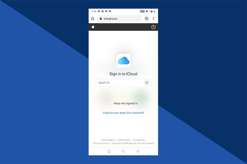 How to Access iCloud Photos on Android: Step 1