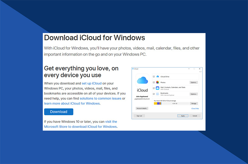 Descargar iCloud para Windows