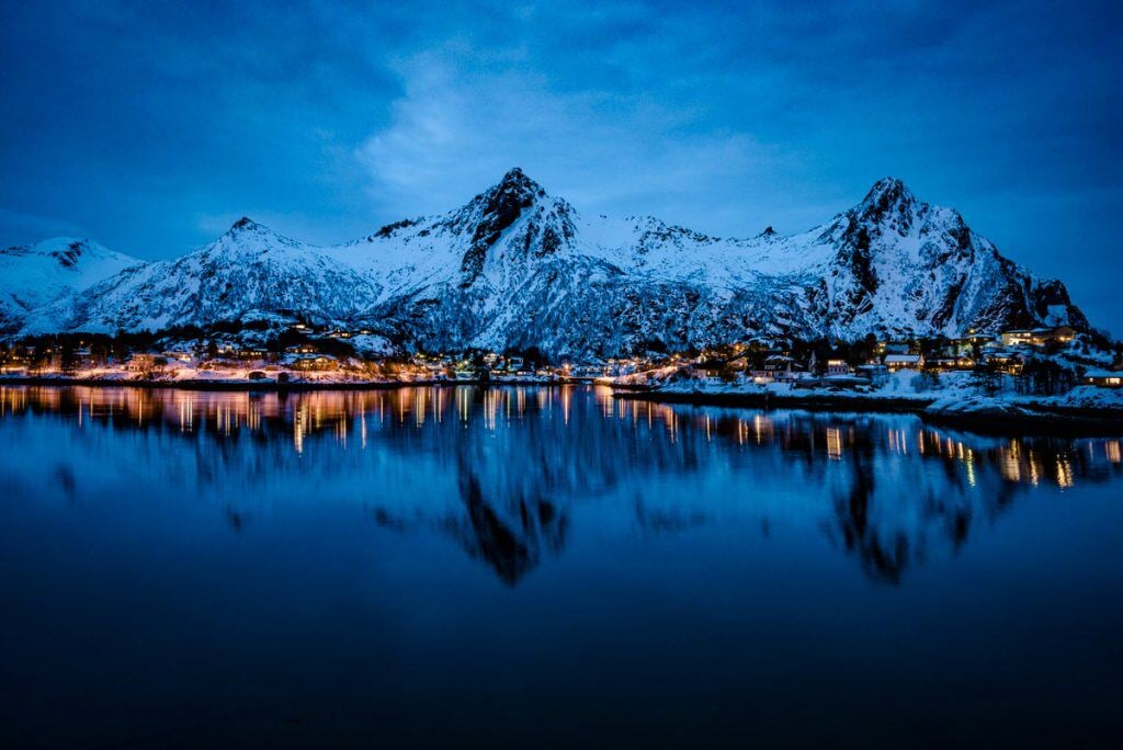 Winter Photography During the Blue Hour