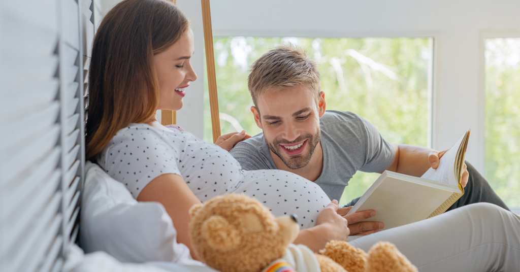 Take a maternity photoshoot indoors to capture quiet moments spent with the baby before arrival.