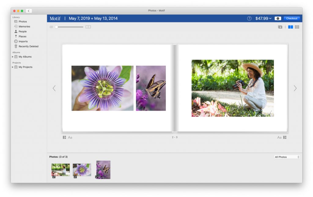 Editing a Mother’s Day photo album with a focus on nature | Motif