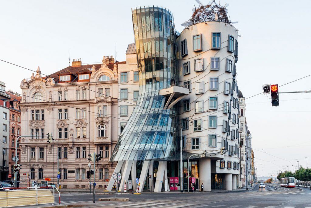 The Dancing House in Prague