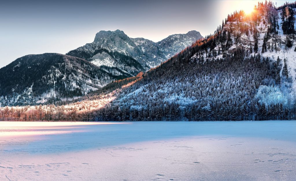 Sunny Winter Landscape Photography