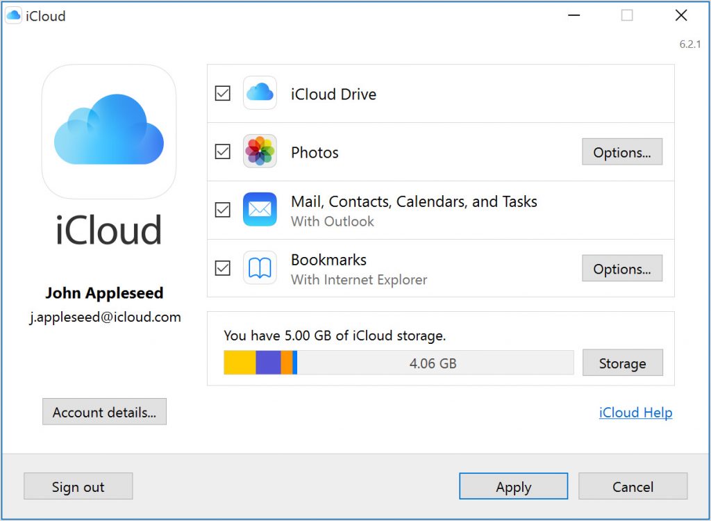 iCloud for Windows App